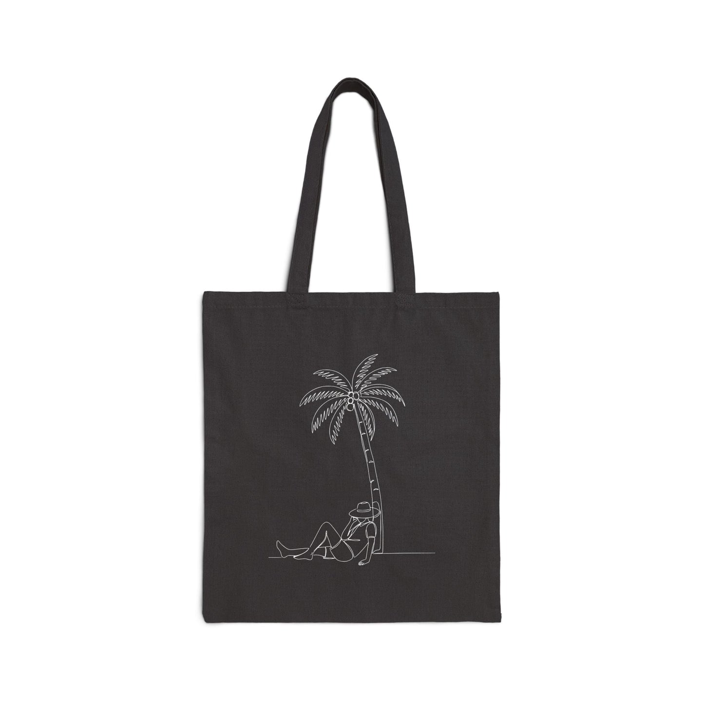 Chillin' By The Trees Stylish Cotton Canvas Tote Bag | Beach Bag - Be Sunkissed