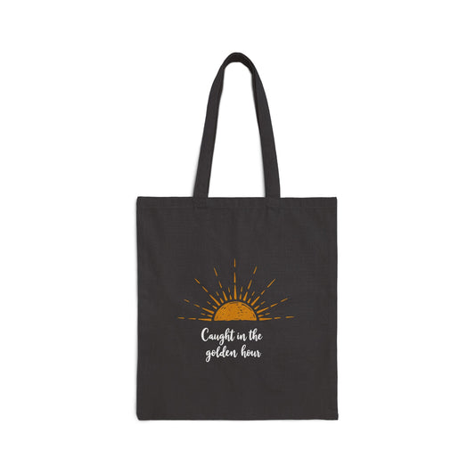 Caught In The Golden Hour | Cotton Canvas Tote Bag - Be Sunkissed
