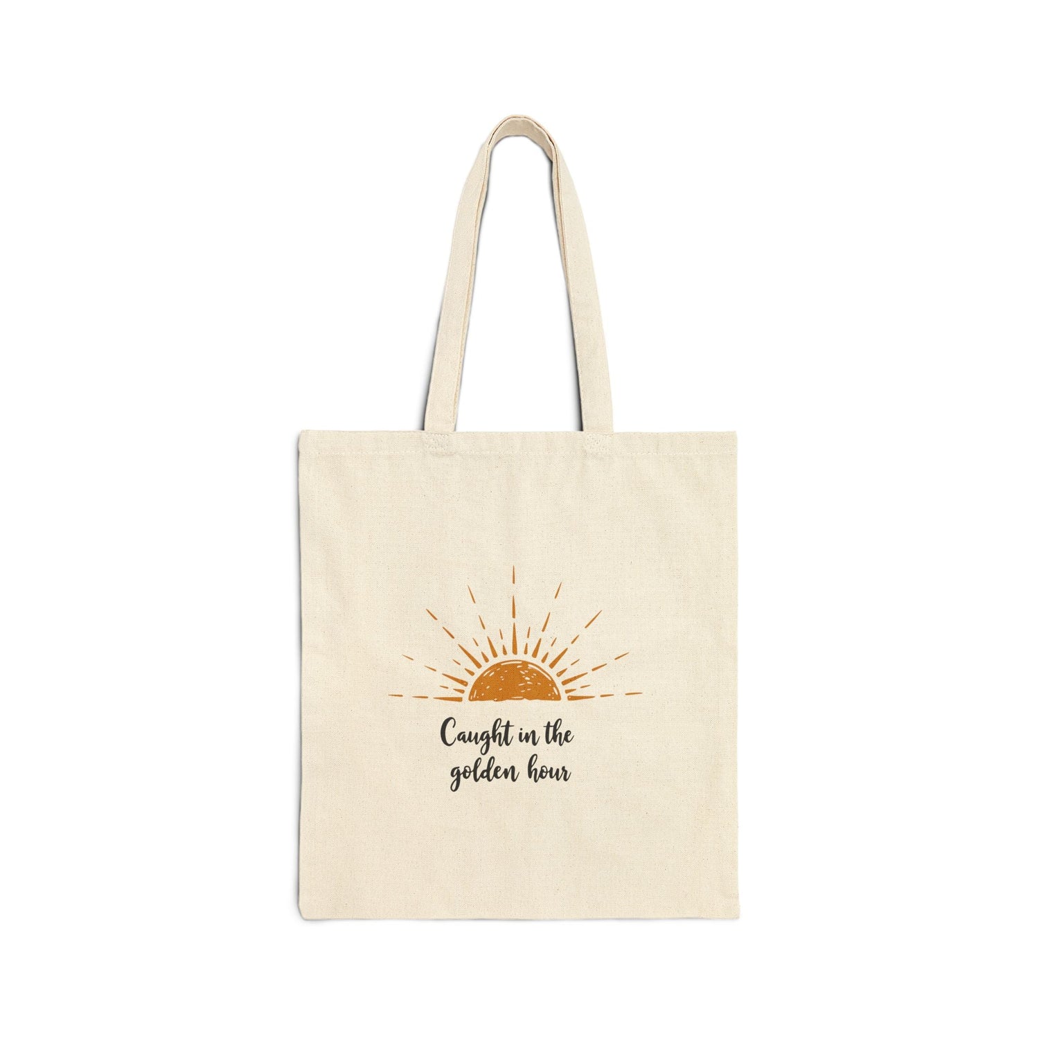 Caught In The Golden Hour | Cotton Canvas Tote Bag - Be Sunkissed