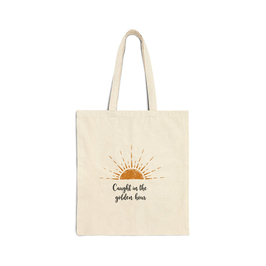 Caught In The Golden Hour | Cotton Canvas Tote Bag - Be Sunkissed
